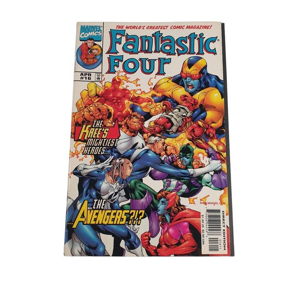 Fantastic Four 16 Marvel Comic Book Collector April 1999 Bagged Boarded Modern - Picture 1 of 2